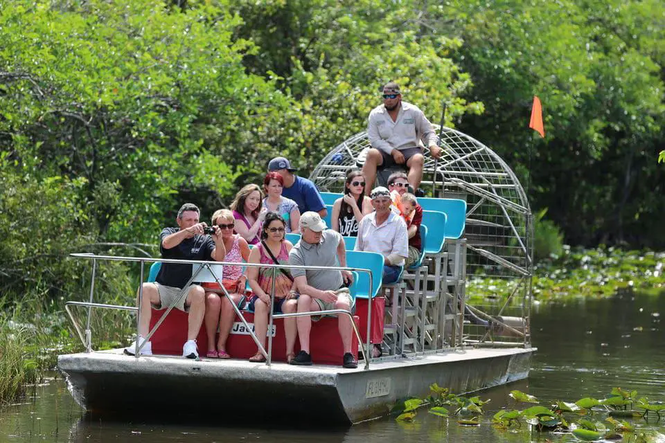 15 mejores recorridos en hidrodeslizador de los Everglades