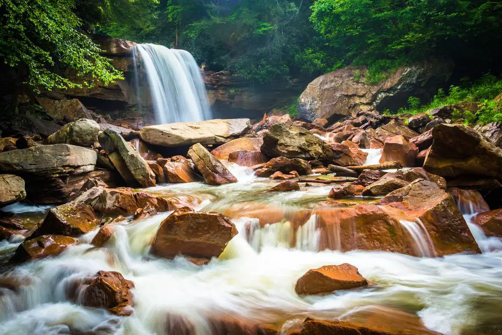 15 mejores cascadas en Virginia Occidental :